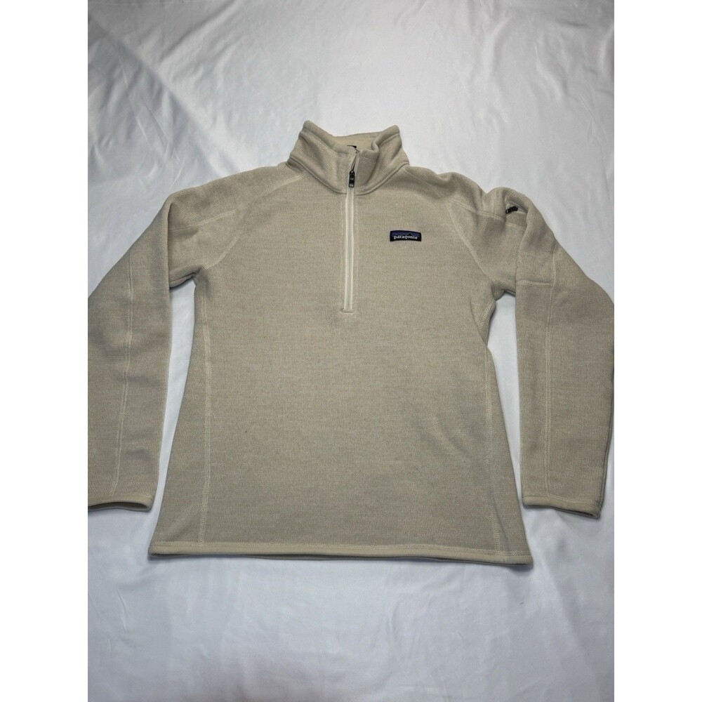 Patagonia Cream Quarter-Zip Jacket